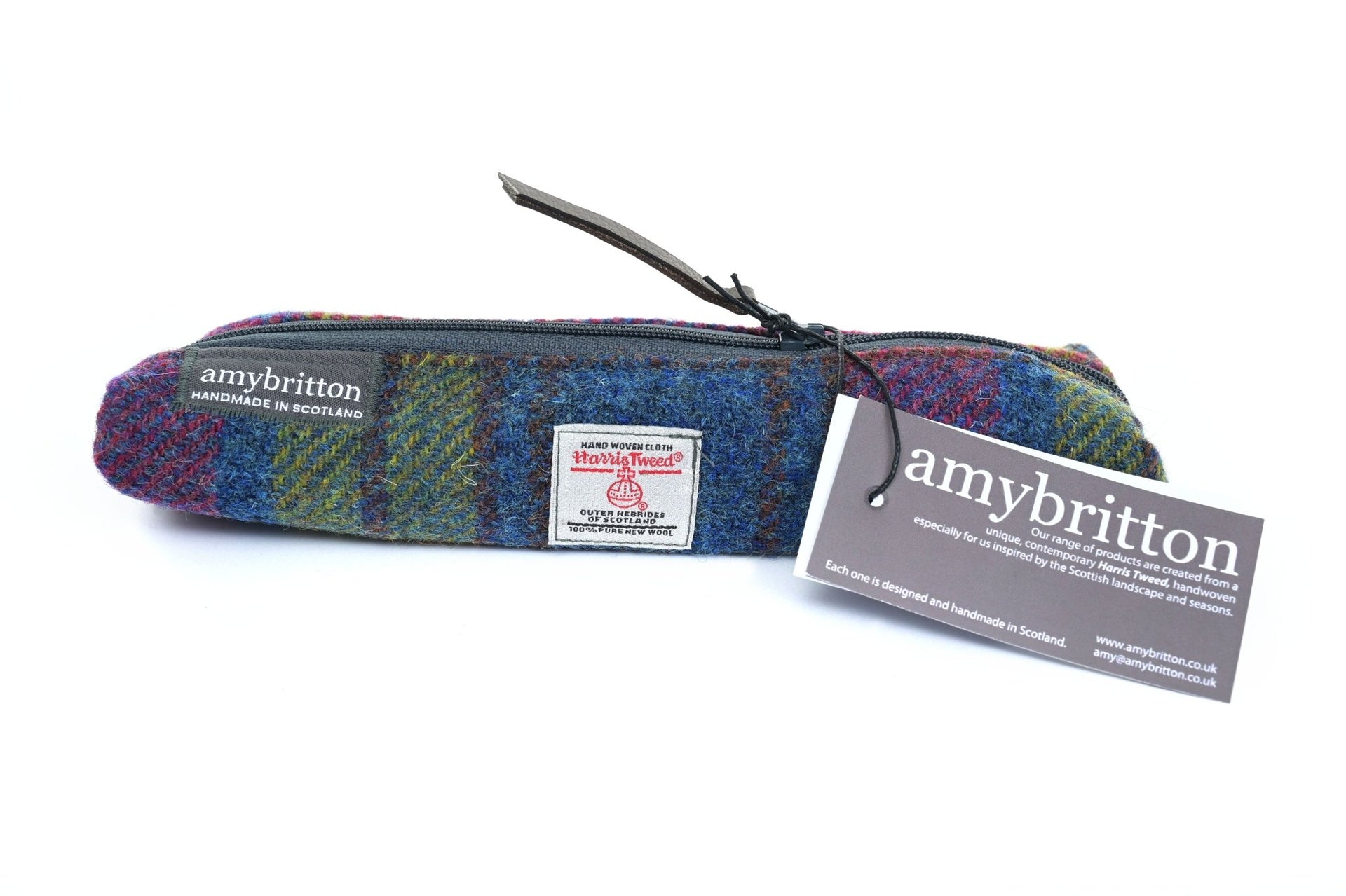 Highland Range Harris Tweed® Slim Pencil Case - Made Scotland