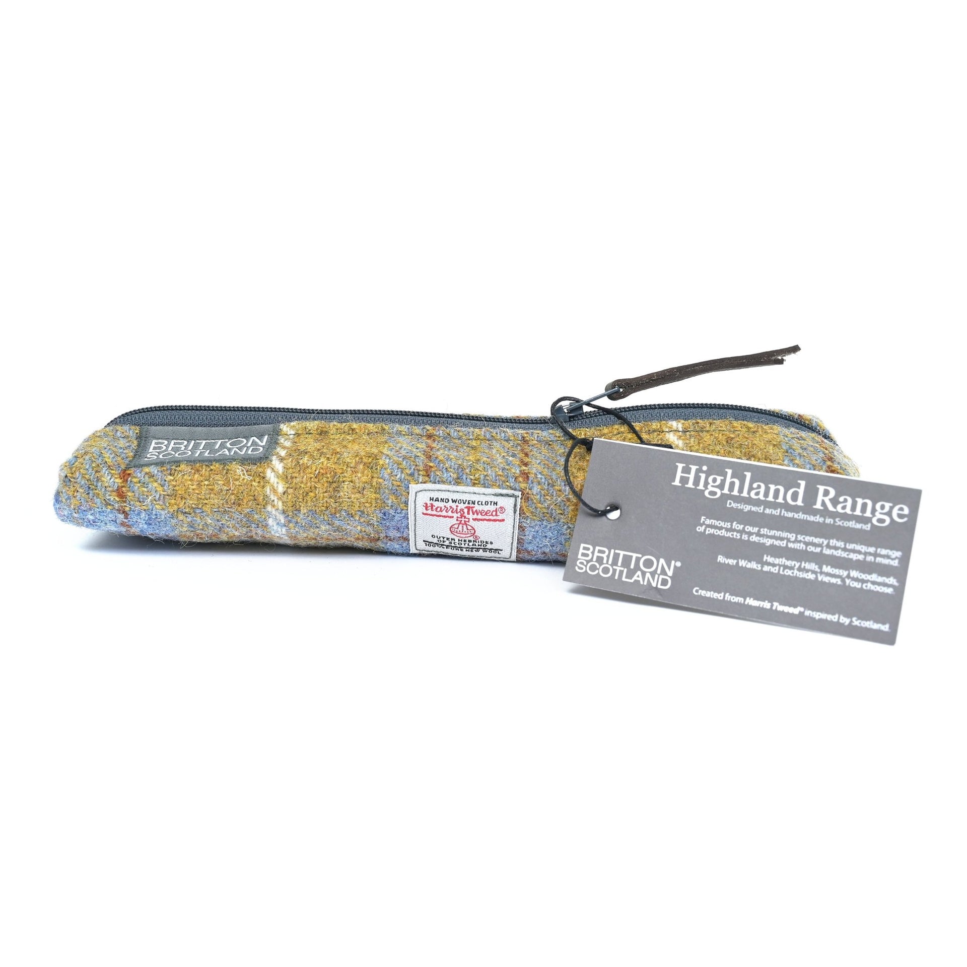 Highland Range Harris Tweed® Slim Pencil Case - Made Scotland