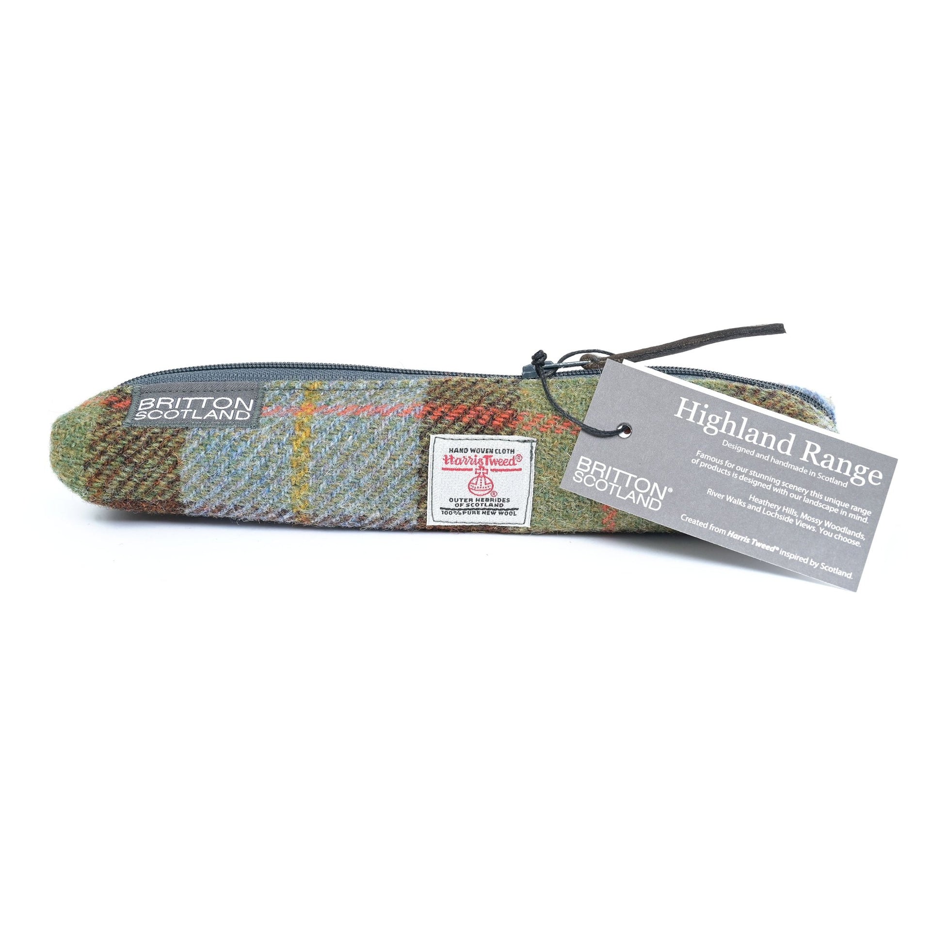 Highland Range Harris Tweed® Slim Pencil Case - Made Scotland