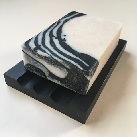 Pure Barry Soap Dish - Black - Made Scotland - Ceramics