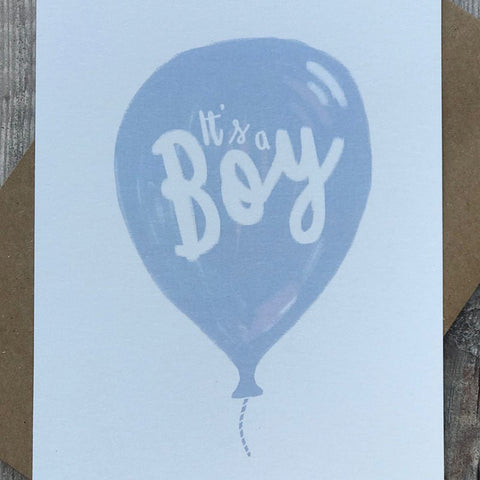 It's a Boy - Lomond Paper Co - Made Scotland