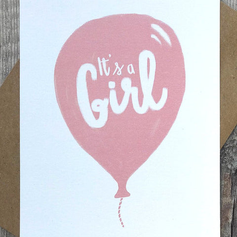 It's a Girl - Lomond Paper Co - Made Scotland