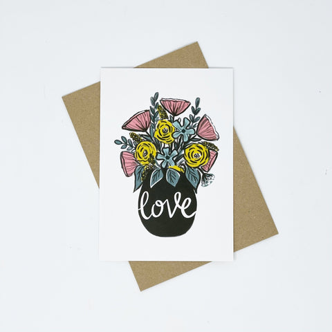 Love - Flowers - Lomond Paper Co - Made Scotland