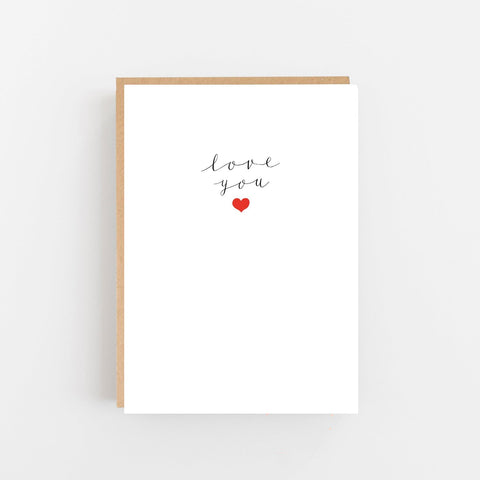 Love You - Lomond Paper Co - Made Scotland