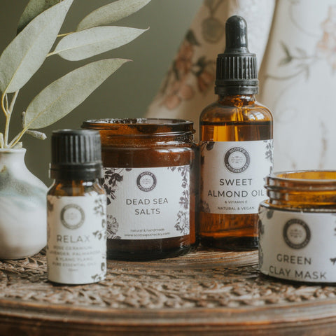 Make your own Body scrub, Face Mask and Body oil - Scott's Apothecary - Made Scotland