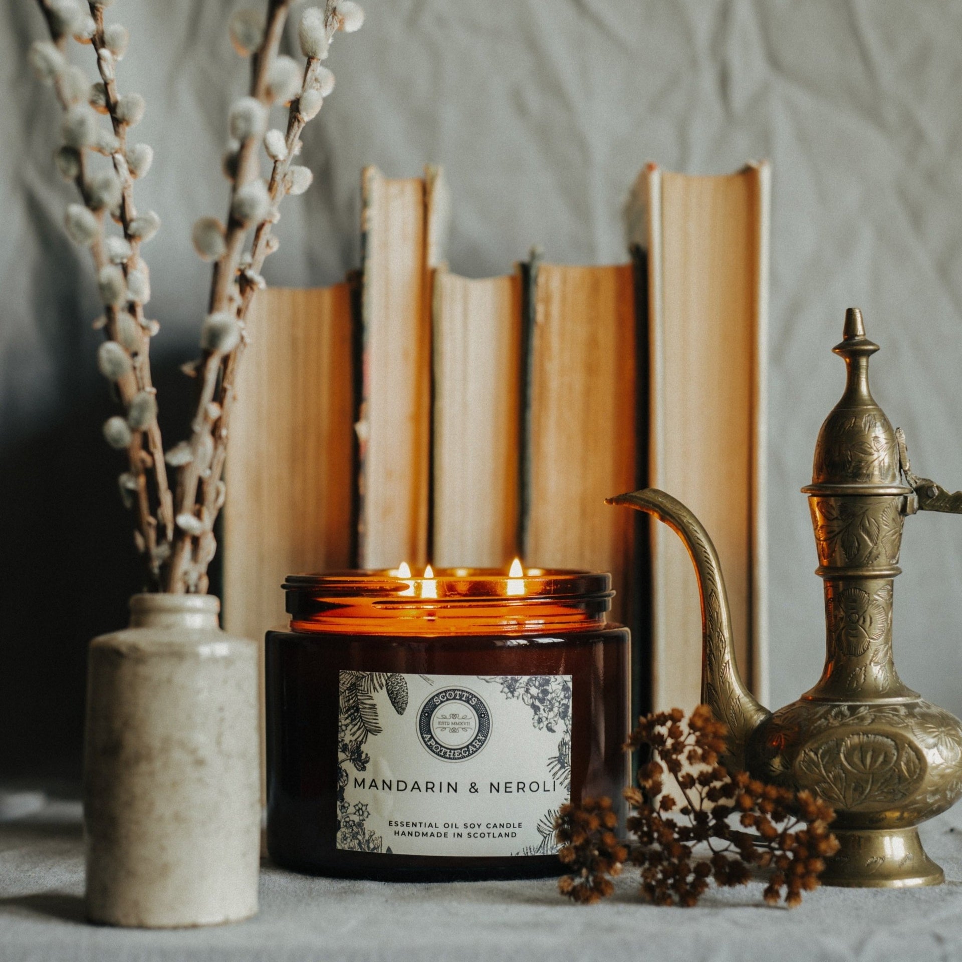 Mandarin & Neroli Candle - Made Scotland