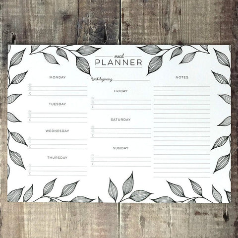 Meal Planner - Lomond Paper Co - Made Scotland