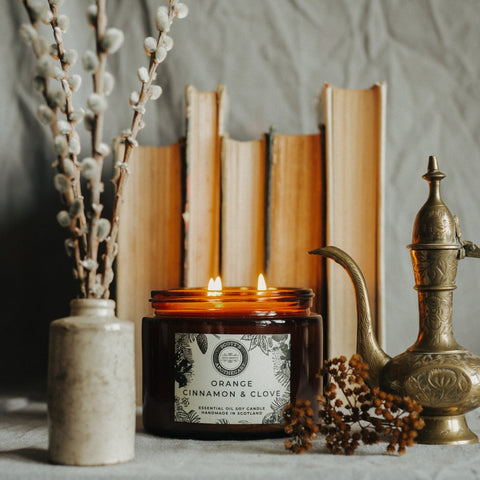 Orange, Cinnamon & Clove Candle - 500ml - Scott's Apothecary - Made Scotland