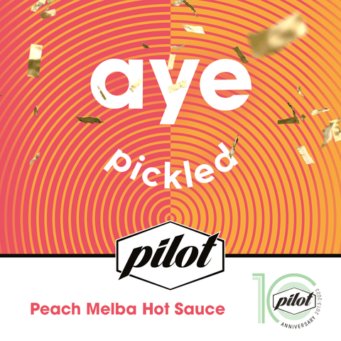 Peach Melba Hot Sauce - AYE PICKLED - Made Scotland