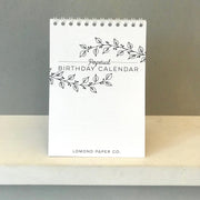Perpetual Birthday Desk Calendar - Made Scotland