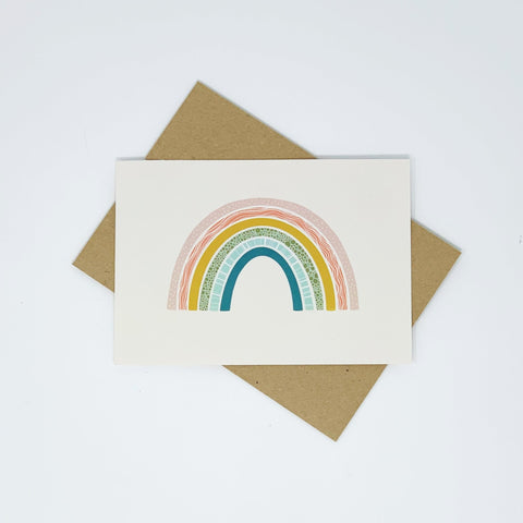 Rainbow Card - Lomond Paper Co - Made Scotland