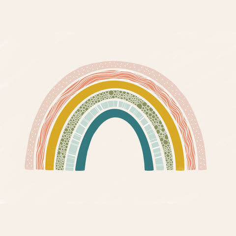 Rainbow Card - Lomond Paper Co - Made Scotland