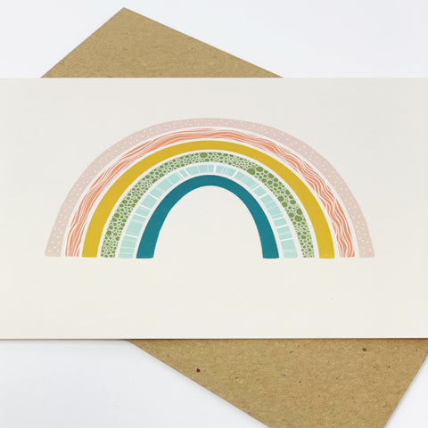 Rainbow Card - Lomond Paper Co - Made Scotland