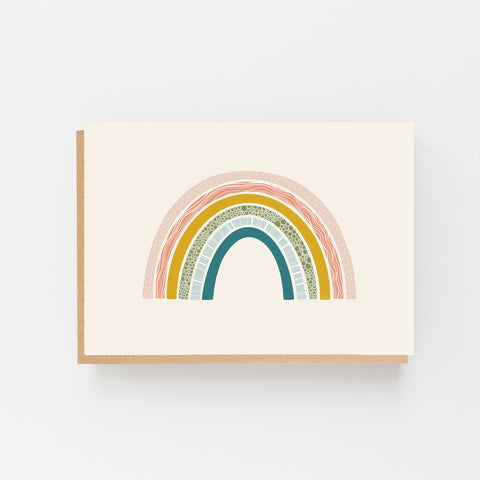 Rainbow Card - Lomond Paper Co - Made Scotland