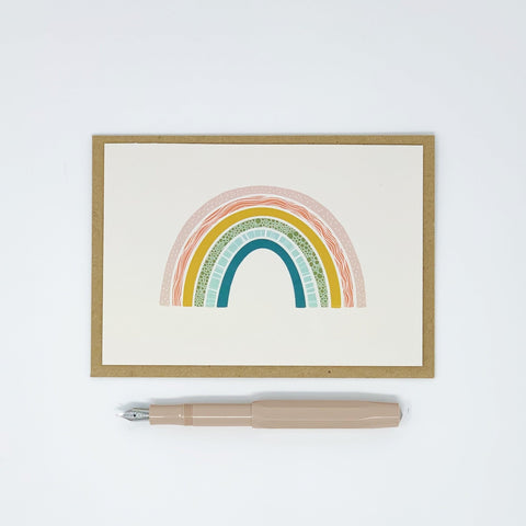 Rainbow Card - Lomond Paper Co - Made Scotland