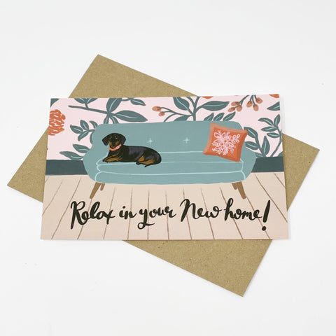 Relax in your New Home Card - Lomond Paper Co - Made Scotland