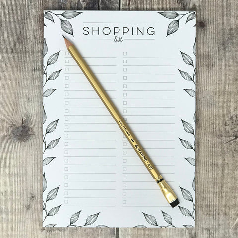 SALE Shopping List - Lomond Paper Co - Made Scotland