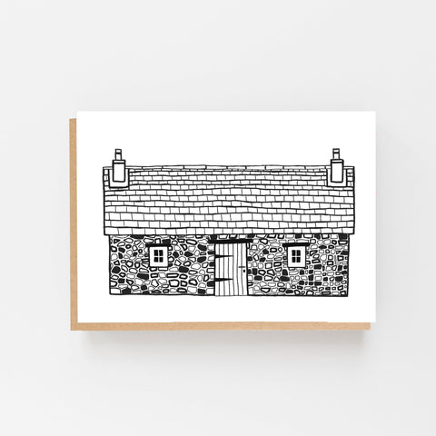 Scottish Bothy Blank Card Set x 6 - Lomond Paper Co - Made Scotland