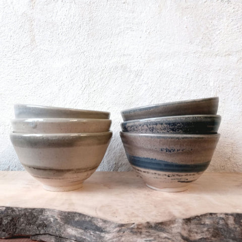 Small bowls - Pale Gray - Sea Drift Pottery - Made Scotland