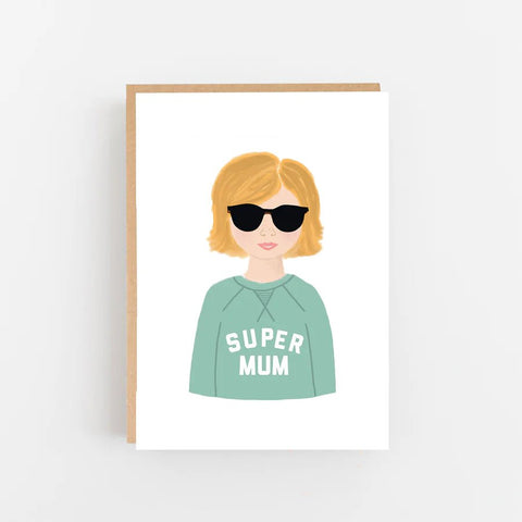 Super Mum Card - Lomond Paper Co - Made Scotland