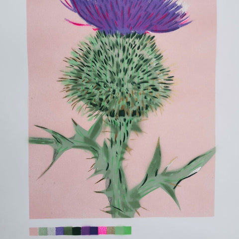 Thistle - Warm Cream - Bell's Galleries - Made Scotland