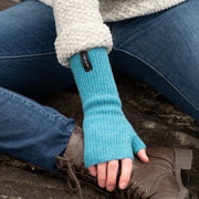 Unisex Teal Winter Wrist Warmers - Made Scotland