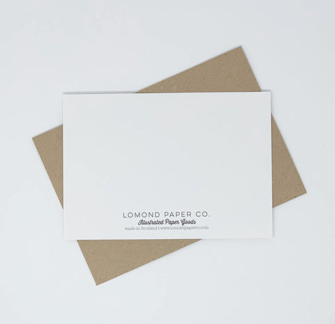 We Are The Perfect Match Card - Lomond Paper Co - Made Scotland