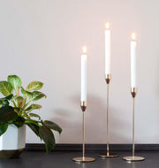 White 10 inch Dinner Candles x 6 - Made Scotland