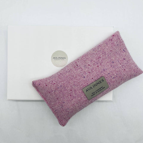 Luxury Pure Cashmere & British Lavender Sleep Pillow - Ocean Blue - Ava Innes - Made Scotland