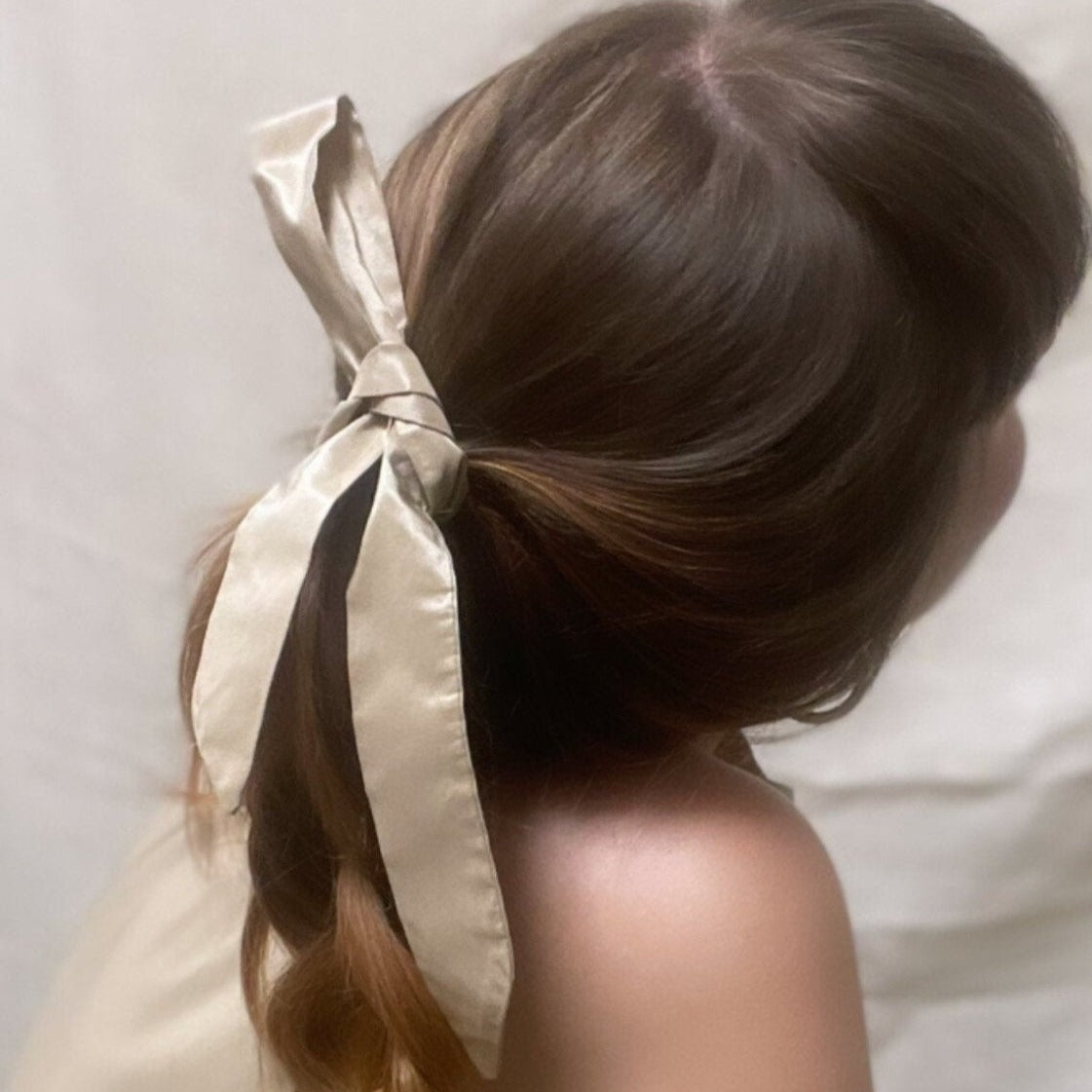x2 Ready to Ship Pure Silk Hair Ribbons - Made Scotland